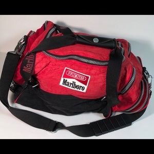 Vintage Marlboro Duffle Travel Bag New